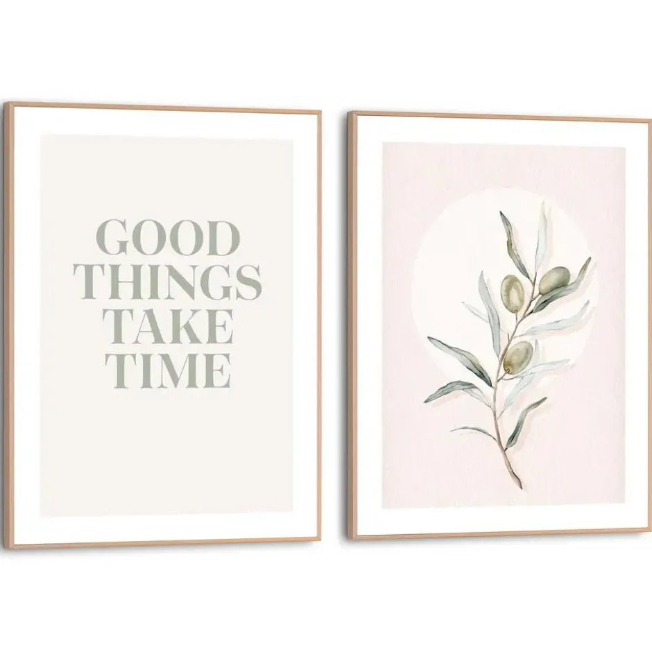 Set poster met lijst - Stille Groei