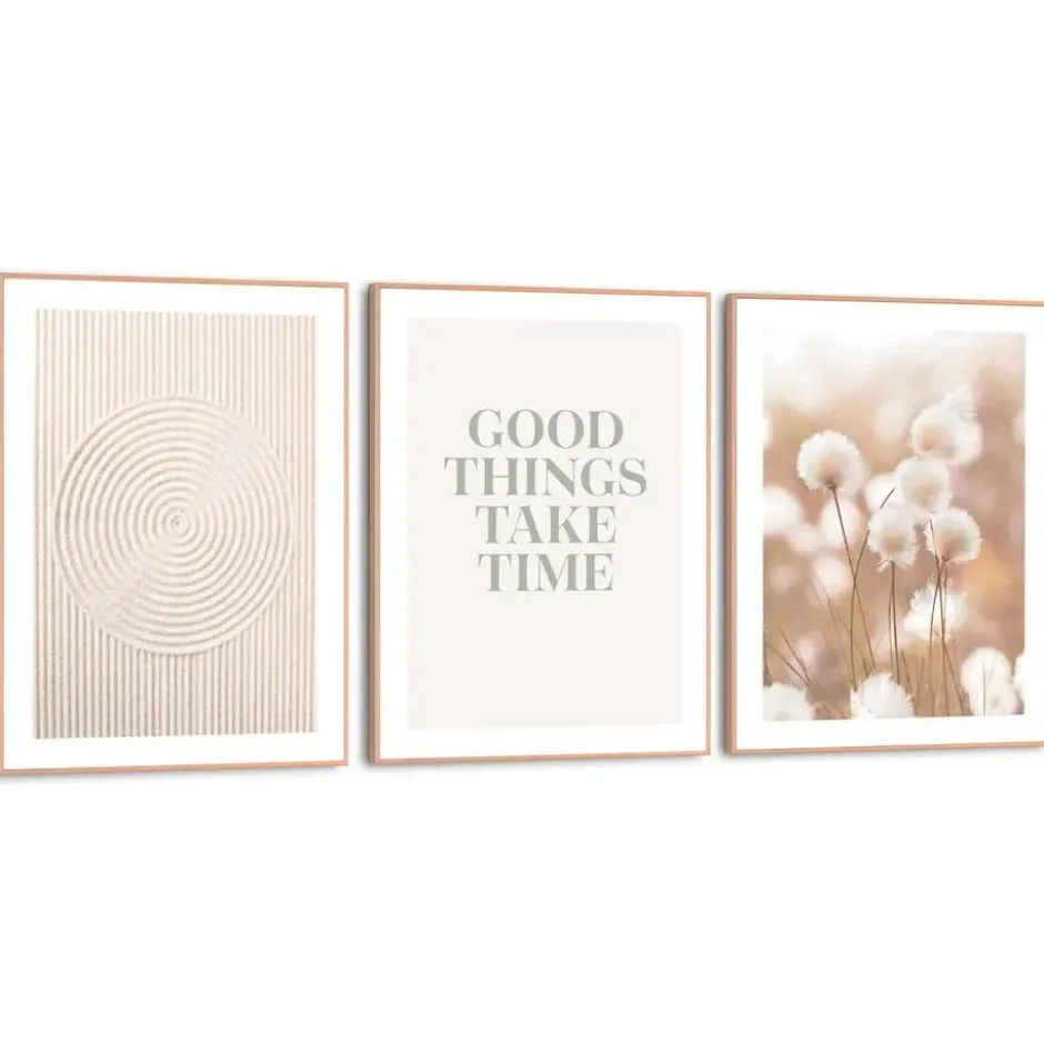 Set poster met lijst - Stille Groei