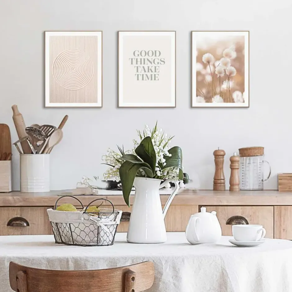 Set poster met lijst - Stille Groei