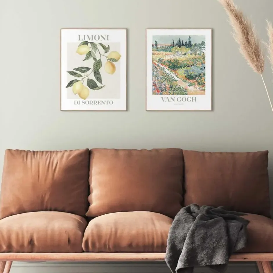 Set poster met lijst - Van Gogh - Flora