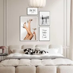 Set poster met lijst - Vier het moment