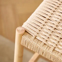 Set van 2 Barkrukken Massief Hout Scandinavisch