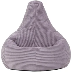 Set van 2 icon Kinderzitzakken Dalton - Corduroy Zitzak - Paars