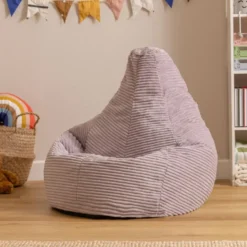Set van 2 icon Kinderzitzakken Dalton - Corduroy Zitzak - Paars