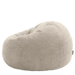 Set van 2 icon Zitzak Kingston - Corduroy Zitzak Volwassenen - Beige