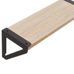 Set van 3 Wandplanken, Zwevende Boeken Planken- Licht bruin