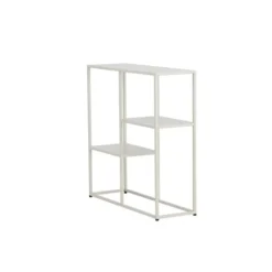Sidetable Beige Metaal - 80x26x80cm - Staal