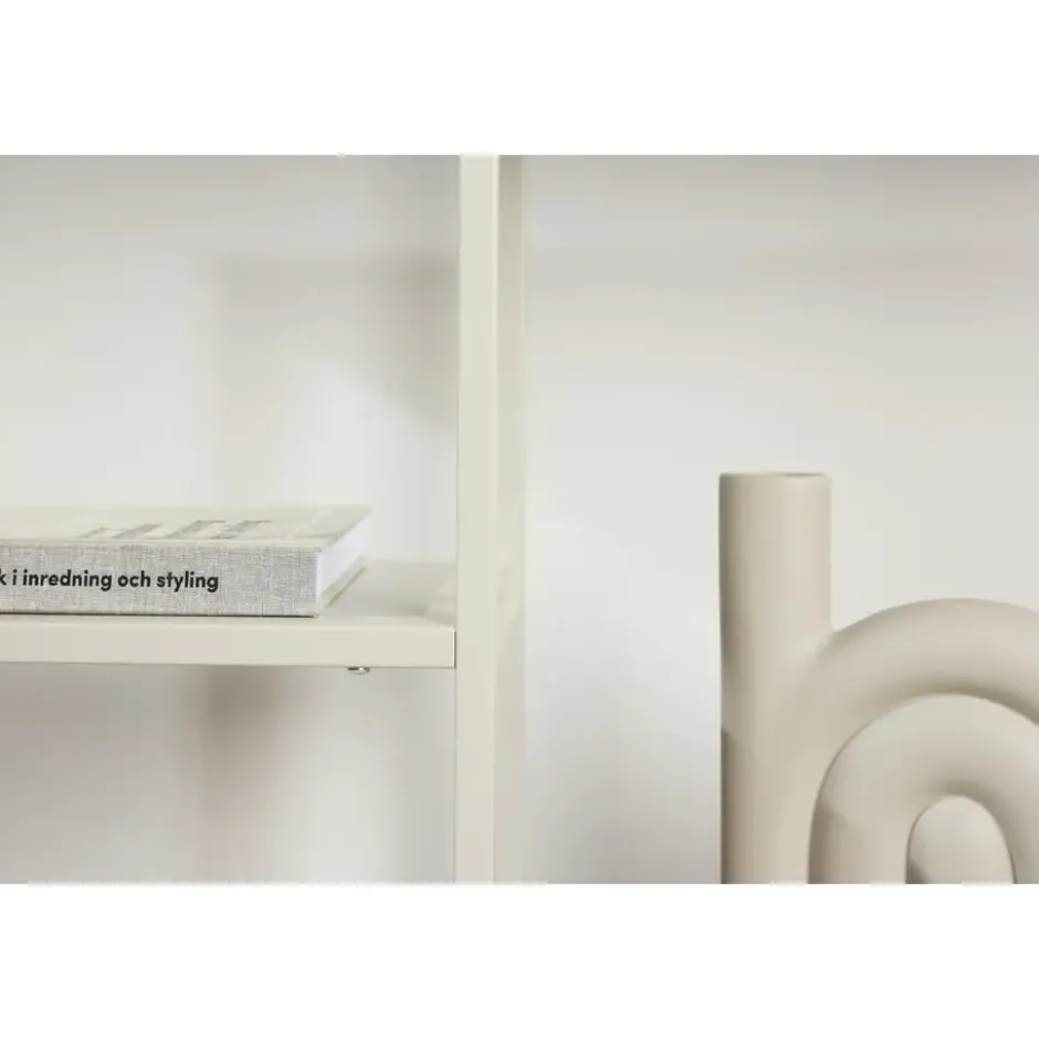 Sidetable Beige Metaal - 80x26x80cm - Staal