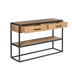 Sidetable Naturel Hout - 120x35x76cm - Dakota