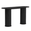 Sidetable Zwart Eikenhout - 130x40x75cm - Nola
