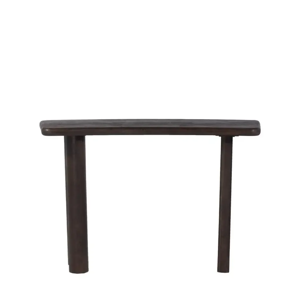 Sidetable Zwart - Mangohout - 113x44x76cm - Tafel Rumi