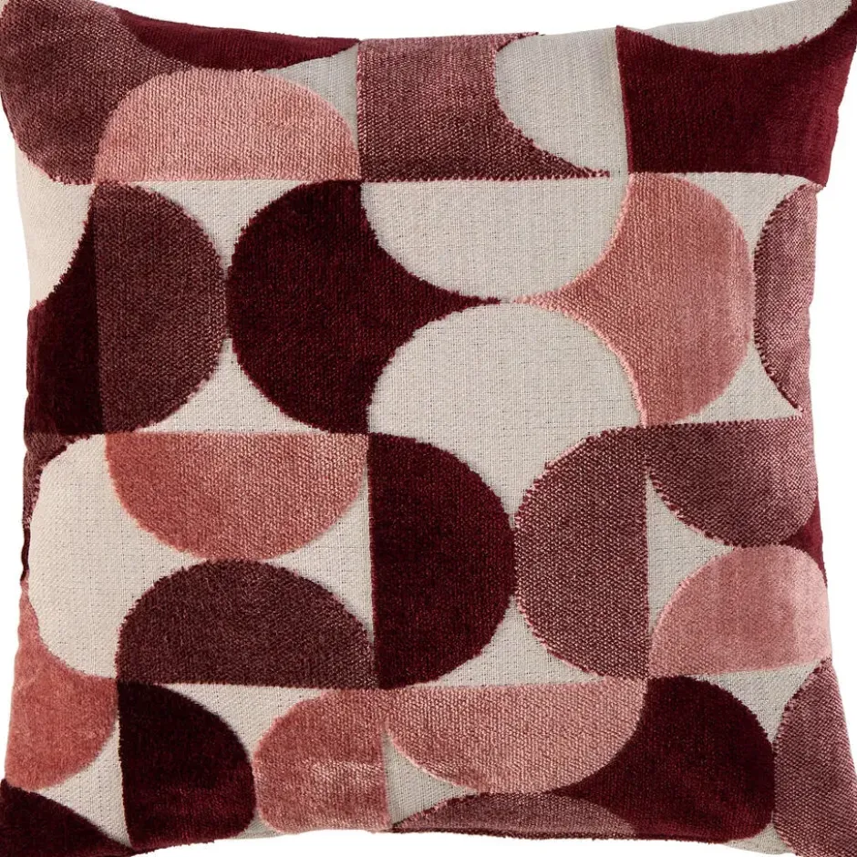 Sierkussen Aline - roze - 45x45 cm
