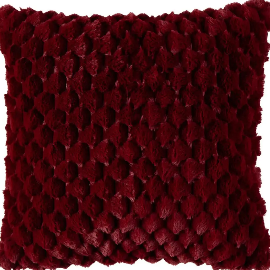 Sierkussen Cynthia - bordeaux - 45x45 cm