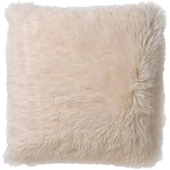 Sierkussen Fluffy - Snow White - 60x60 cm