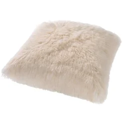 Sierkussen Fluffy - Snow White - 60x60 cm