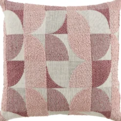 Sierkussen Maartje - crème/roze - 45x45 cm