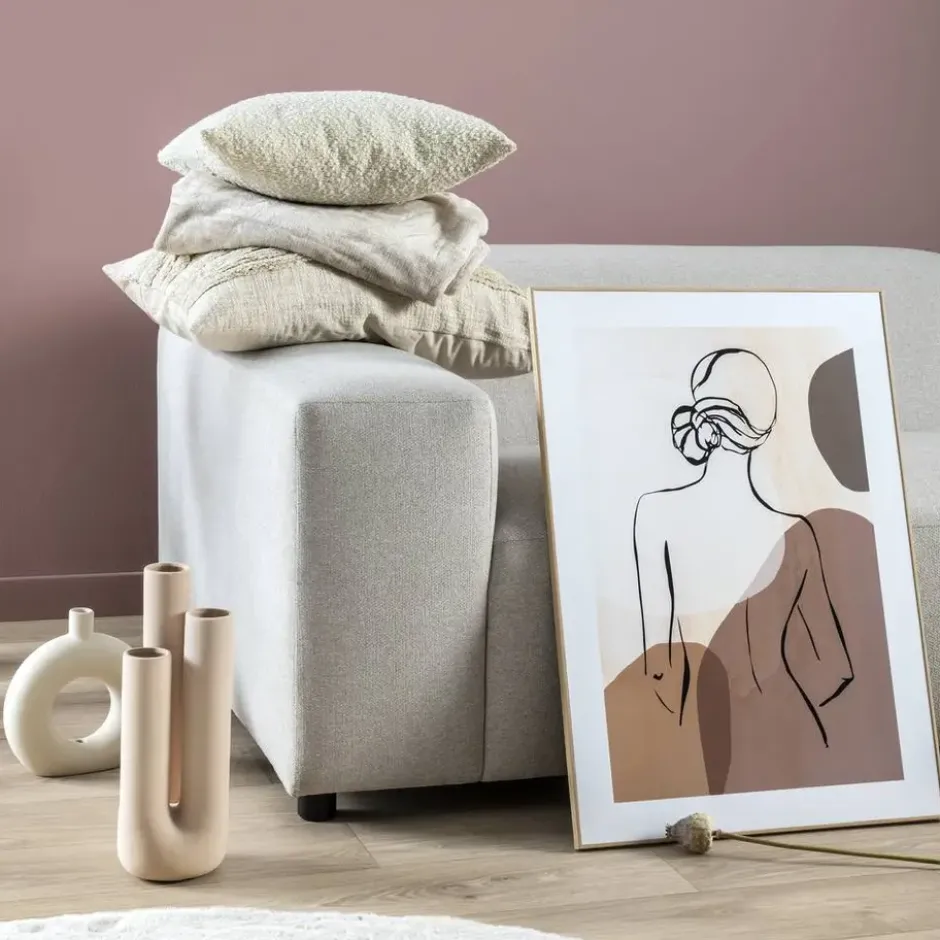 Sierkussen Mels - off-white - 40x60 cm