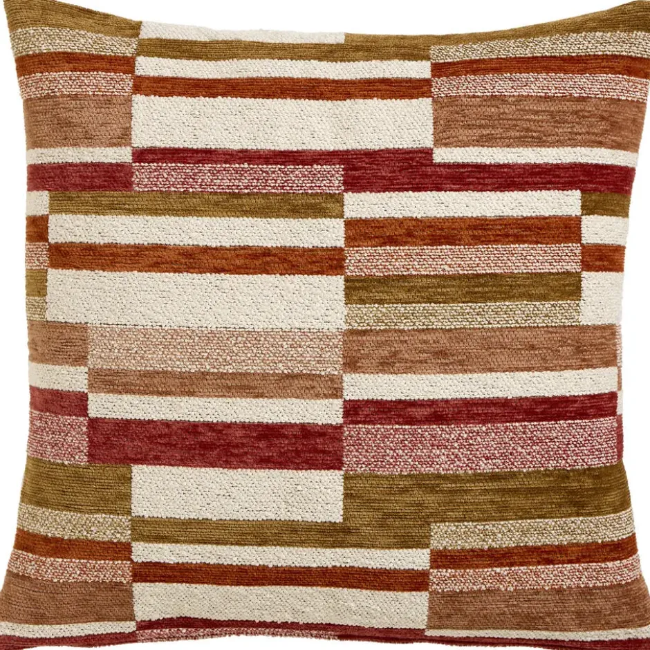 Sierkussen Siem - oker/terra - 45x45 cm