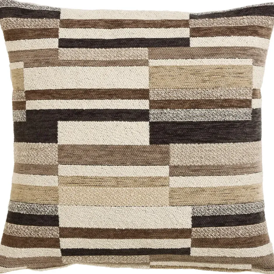Sierkussen Siem - taupe/bruin - 45x45 cm