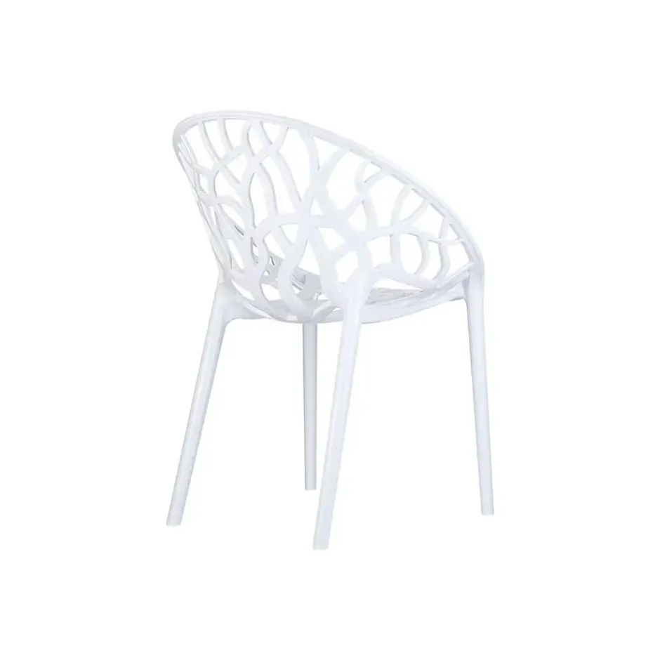 Siesta Crystal stapelbare tuinstoel - Wit