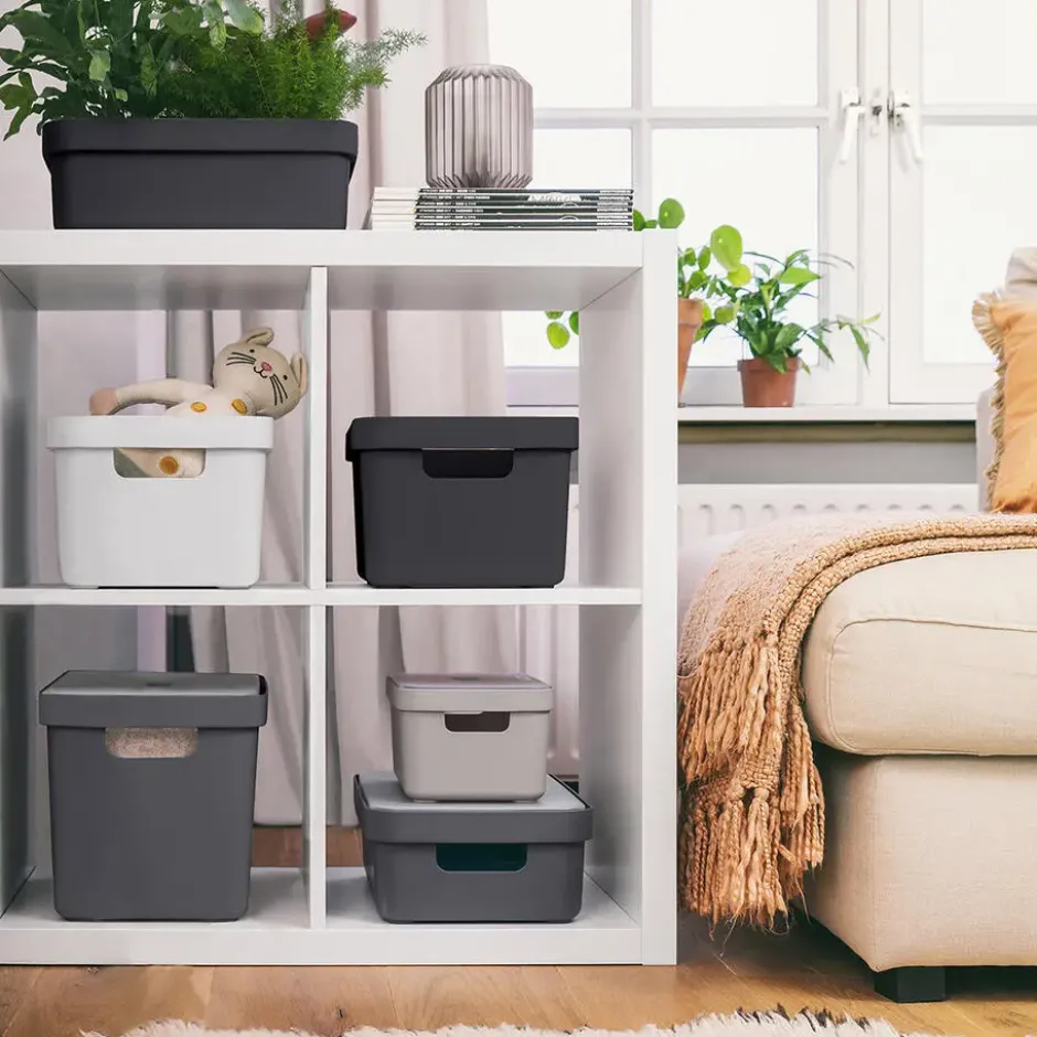 Sigma home opbergbox 18L antraciet