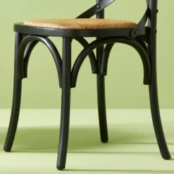 Signature - BISTROT Set van 6 Eetkamerstoel - Zwart - 61x89x51 cm
