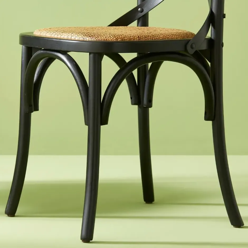 Signature - BISTROT Set van 6 Eetkamerstoel - Zwart - 61x89x51 cm