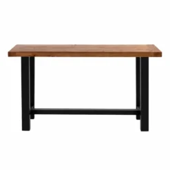 Signature - MAZOT Console - Licht hout/Zwart - 80x150x40 cm