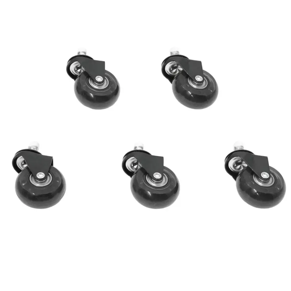 Skate wielen voor bureaustoel - Set van 5 - 50 mm