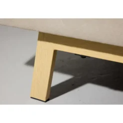 Slaapbank Beige Linnen - 180x87x80cm - Bodil