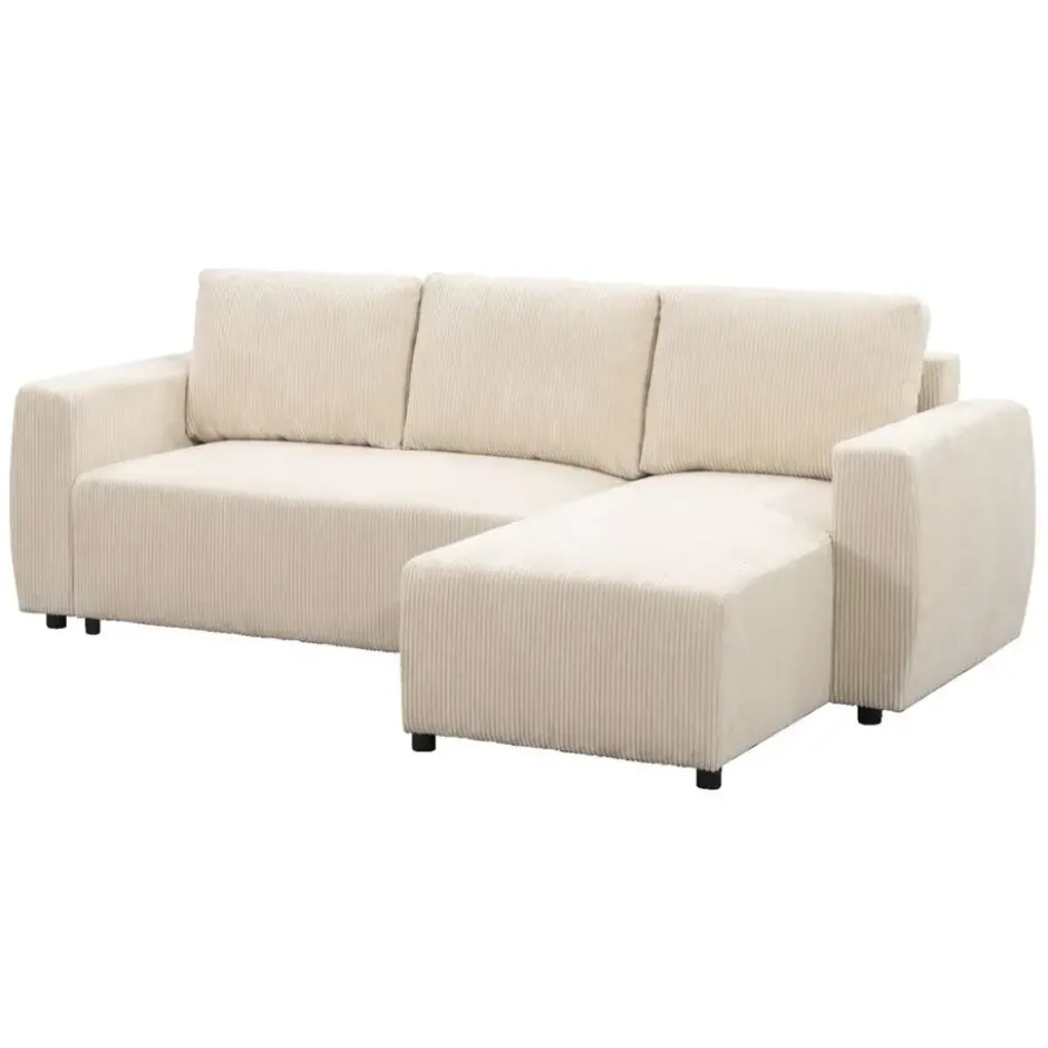 Slaapbank Novara - ecru - 85x230x155 cm