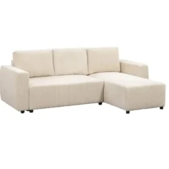 Slaapbank Novara - ecru - 85x230x155 cm