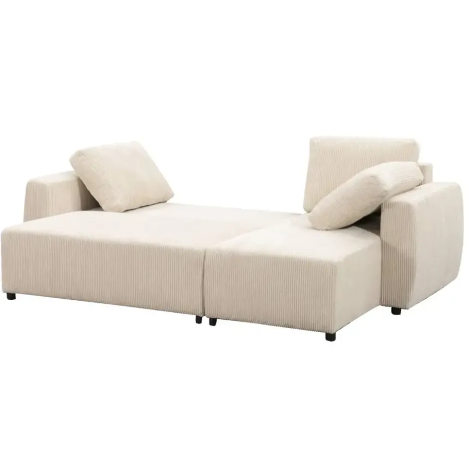 Slaapbank Novara - ecru - 85x230x155 cm