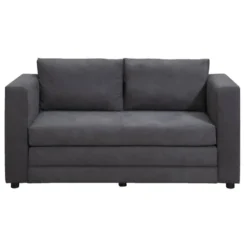 Slaapbank Sirena - antraciet - 72x139x69 cm