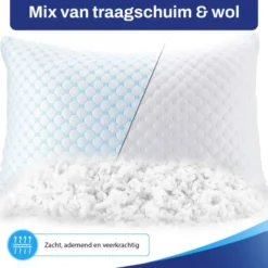 Sleeptight - Ergo Hoofdkussen Verstelbaar Traagschuim