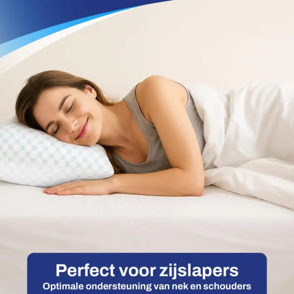 Sleeptight - Ergo Hoofdkussen Verstelbaar Traagschuim