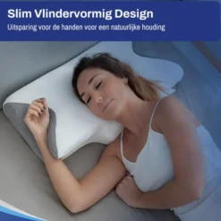Sleeptight Vlinderkussen - Hoofdkussen Vlinder - Traagschuim - 65 x 35cm