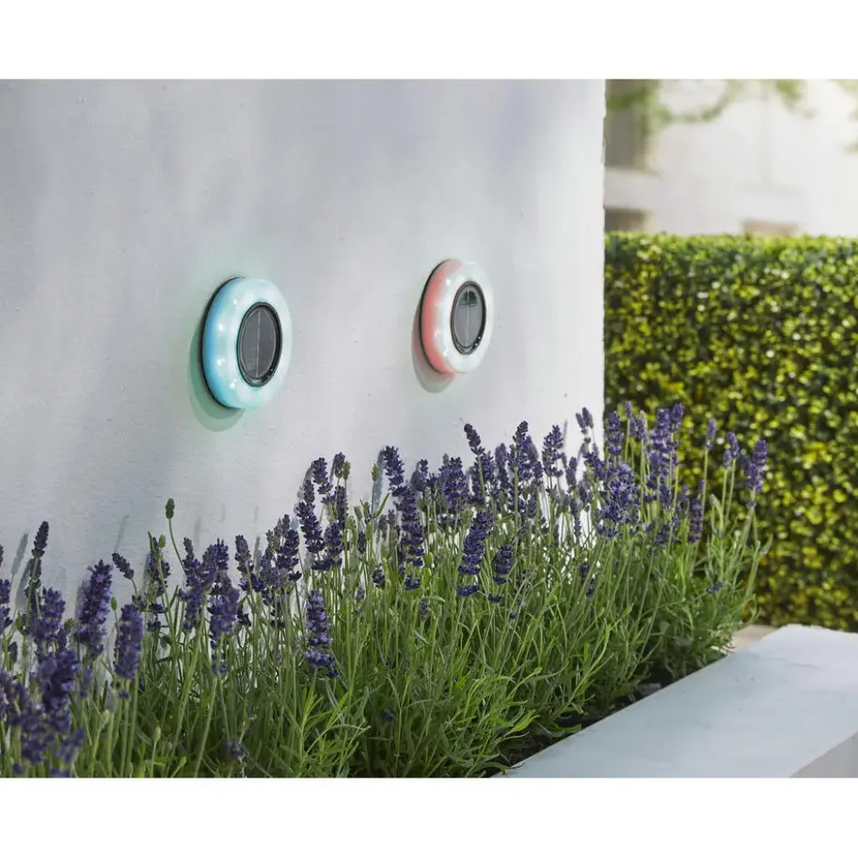 Solar decklights multicolor set van 3 x 2