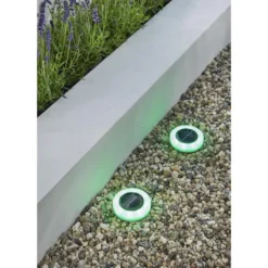 Solar decklights multicolor set van 3 x 2