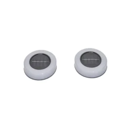 Solar decklights warm wit set van 3 x 2