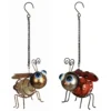 Solar metalen insecten hanger Bee & Lady Bug