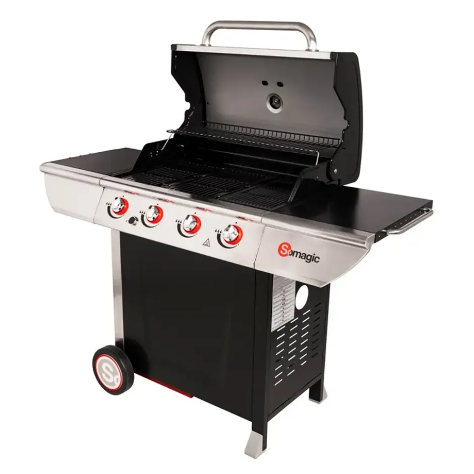 Somagic Barbecue MANHATTAN 400GPI - Zwart - Staal