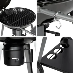 Somagic Barbecue YUTAN - Zwart - Staal