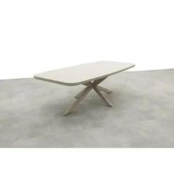 Soreno deens ovale tuintafel 240x110 cm. - Latte