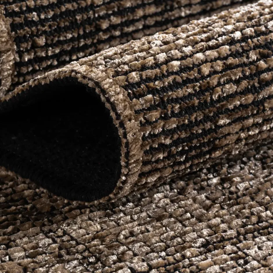 SPACE Velours Vloerkleed Effen Beige - 200x290 CM