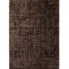 SPACE Velours Vloerkleed Effen Bruin - 160x230 CM