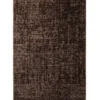 SPACE Velours Vloerkleed Effen Bruin - 140x200 CM
