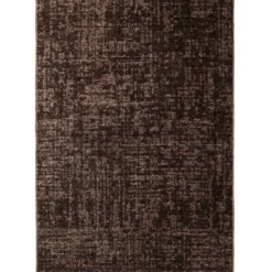 SPACE Velours Vloerkleed Effen Bruin - 140x200 CM
