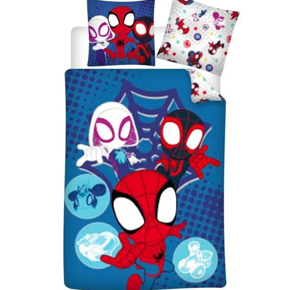 Spidey Dekbedovertrek, Spidey - Eenpersoons - 140 x 200 cm - Polycotton