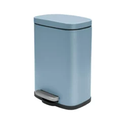 Spirella Pedaalemmer Venice - blauw - 5L - metaal - 21 x 30 cm